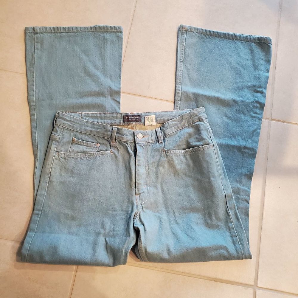 Levis Silver tab Vintage Blue Wide Leg Jeans Size 11 Jr